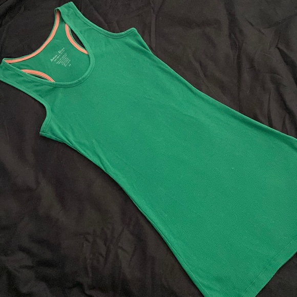 Like new Active Basic Ribbed Racerback Forest Green Tank - Picture 2 of 10